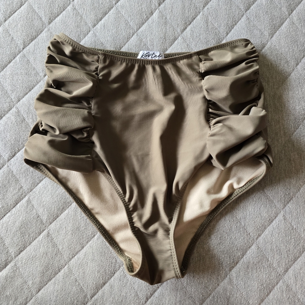 Kortni Jeane High Waist Swim Bottoms Size XS